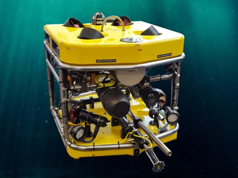 ROV with water background